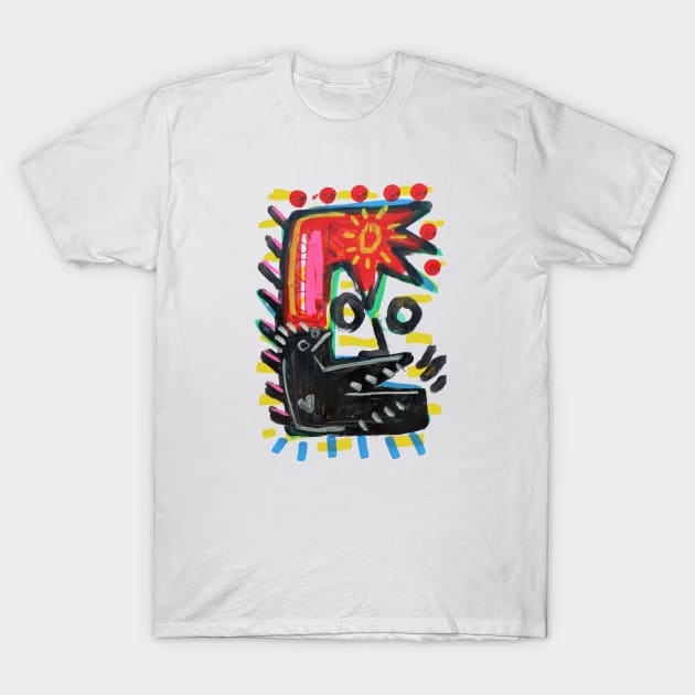 bird  face T-Shirt by Angel Rivas